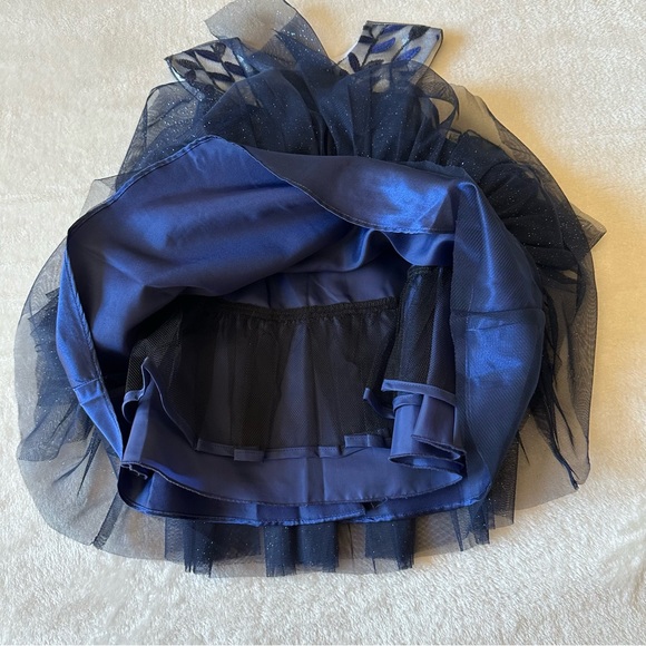 Midnight Blue Sparkly Girl Dress 3T - Picture 11 of 11